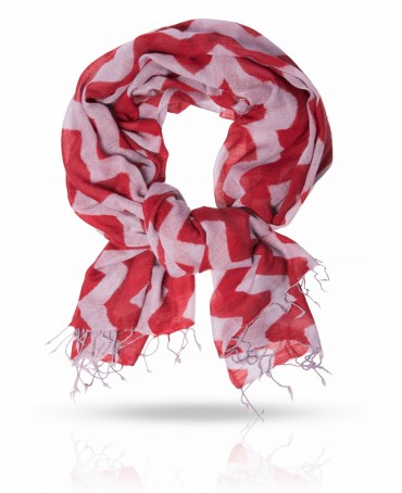 Палантин Женский ZW-ZIGZAG/RED